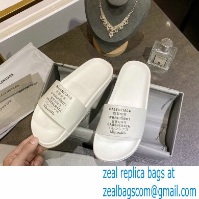 Balenciaga Piscine Pool Slides Sandals 50 2022 - Click Image to Close