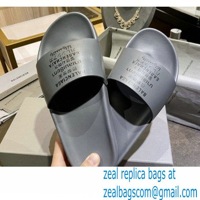 Balenciaga Piscine Pool Slides Sandals 54 2022 - Click Image to Close