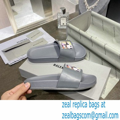 Balenciaga Piscine Pool Slides Sandals 63 2022 - Click Image to Close