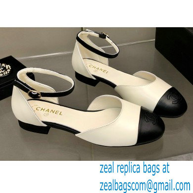 Chanel Lambskin Open Shoes G38959 White 2022