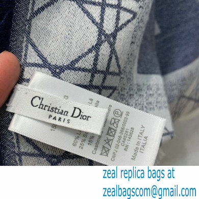 Dior Cashmere and Linen D-Cannage Shawl gray 2022 - Click Image to Close