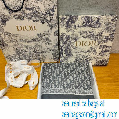 Dior Cashmere and Linen Oblique Shawl gray 2022