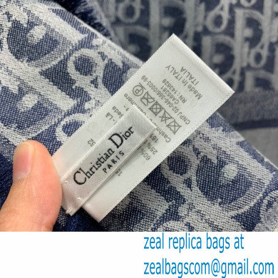 Dior Cashmere and Linen Oblique Shawl light gray 2022 - Click Image to Close
