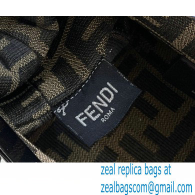 Fendi First Small Leather Bag Gray with silver and light brown inlay 2022 - Click Image to Close