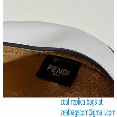 Fendi leather Cookie Mini Hobo Bag White 2022 - Click Image to Close