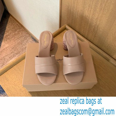 Gianvito Rossi Heel 6cm FLOREA Mules Nude 2022