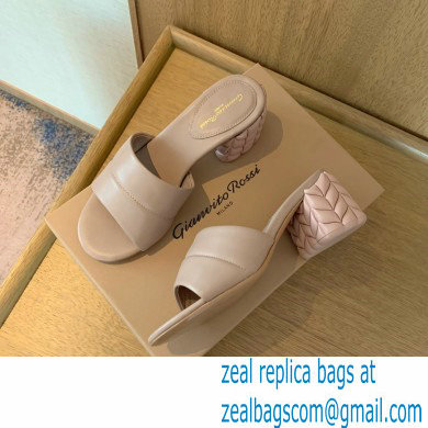 Gianvito Rossi Heel 6cm FLOREA Mules Nude 2022
