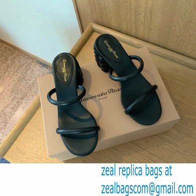 Gianvito Rossi Heel 6cm FLOREA Slip-on Mules Black 2022