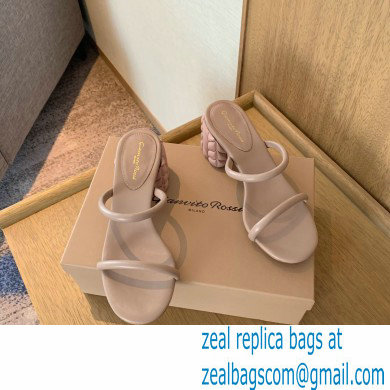 Gianvito Rossi Heel 6cm FLOREA Slip-on Mules Nude 2022