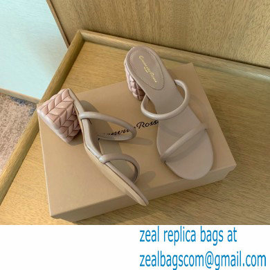 Gianvito Rossi Heel 6cm FLOREA Slip-on Mules Nude 2022