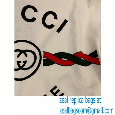 Gucci Cotton jersey 'Gucci Firenze 1921' T-shirt white 2022