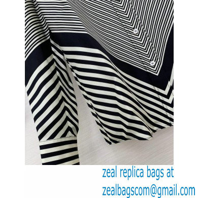 Gucci Diagonal print silk shirt 2022