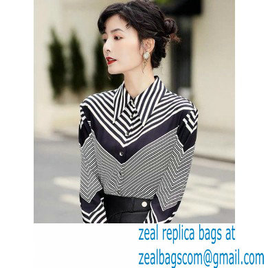 Gucci Diagonal print silk shirt 2022 - Click Image to Close