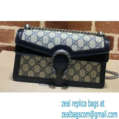 Gucci Dionysus Small GG Shoulder Bag 499623 GG Canvas Blue 2022 - Click Image to Close