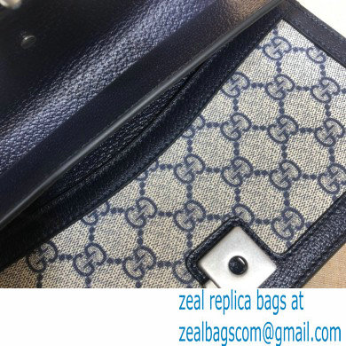 Gucci Dionysus Small GG Shoulder Bag 499623 GG Canvas Blue 2022 - Click Image to Close