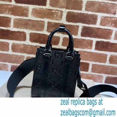 Gucci GG embossed mini tote bag 696010 Black 2022