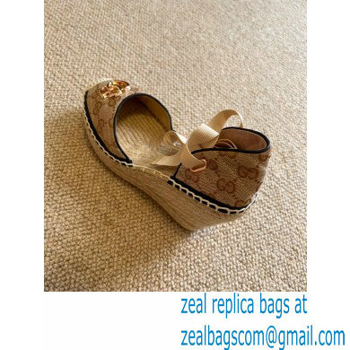 Gucci GG matelasse Canvas Platform 10cm Espadrilles 2022