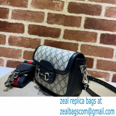 Gucci Horsebit 1955 GG mini bag 658574 Blue 2022