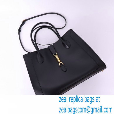 Gucci Jackie 1961 large tote bag 649015 Leather Black 2022