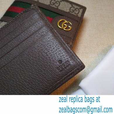 Gucci Ophidia GG wallet 597606 Brown 2022