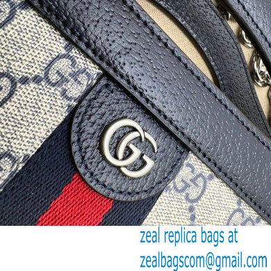 Gucci Ophidia small tote Bag with Web 693724 Blue 2022 - Click Image to Close