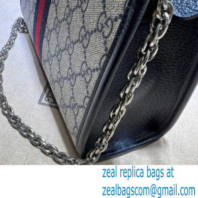 Gucci Ophidia small tote Bag with Web 693724 Blue 2022