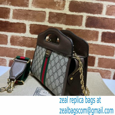 Gucci Ophidia small tote Bag with Web 693724 Brown 2022