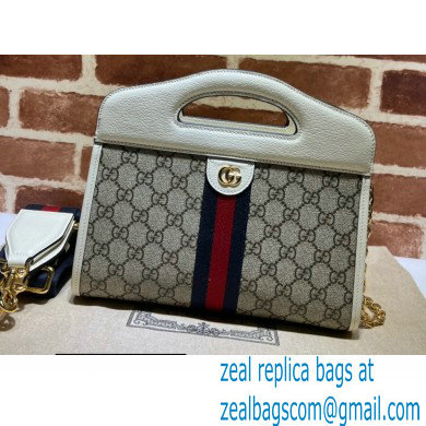 Gucci Ophidia small tote Bag with Web 693724 White 2022