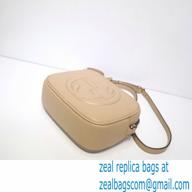 Gucci Soho Small Leather Disco Bag 308364 Beige