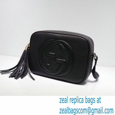 Gucci Soho Small Leather Disco Bag 308364 Black