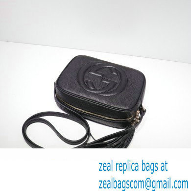 Gucci Soho Small Leather Disco Bag 308364 Black