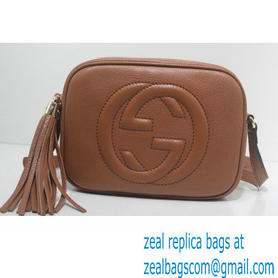 Gucci Soho Small Leather Disco Bag 308364 Brown - Click Image to Close