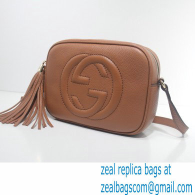 Gucci Soho Small Leather Disco Bag 308364 Brown