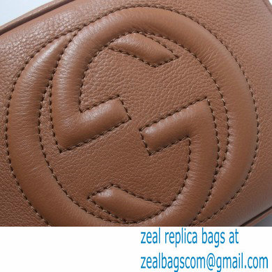 Gucci Soho Small Leather Disco Bag 308364 Brown - Click Image to Close