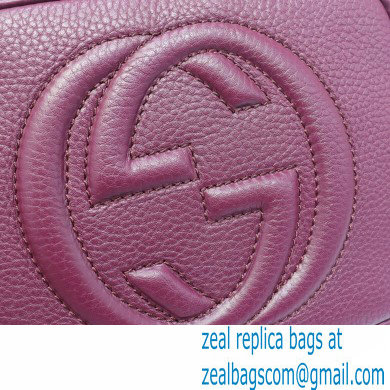 Gucci Soho Small Leather Disco Bag 308364 Burgundy - Click Image to Close