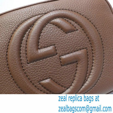 Gucci Soho Small Leather Disco Bag 308364 Coffee