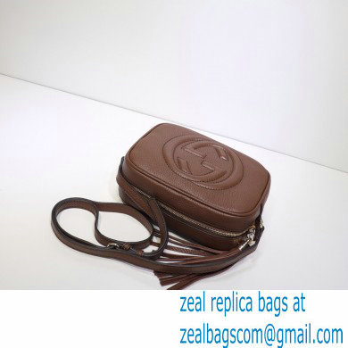 Gucci Soho Small Leather Disco Bag 308364 Coffee