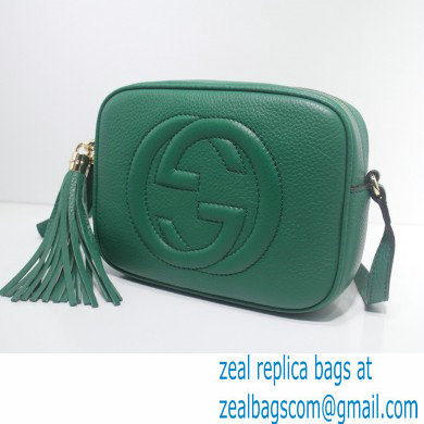 Gucci Soho Small Leather Disco Bag 308364 Green