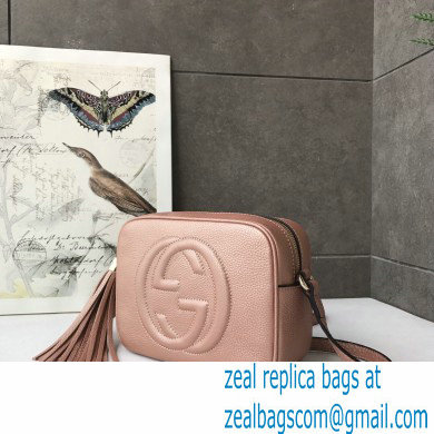 Gucci Soho Small Leather Disco Bag 308364 Pink Gold - Click Image to Close