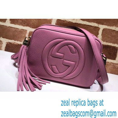 Gucci Soho Small Leather Disco Bag 308364 Pink