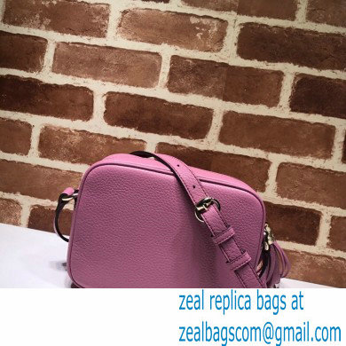 Gucci Soho Small Leather Disco Bag 308364 Pink - Click Image to Close