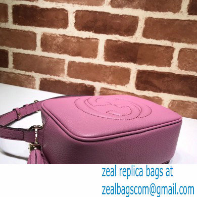 Gucci Soho Small Leather Disco Bag 308364 Pink