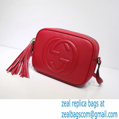 Gucci Soho Small Leather Disco Bag 308364 Red