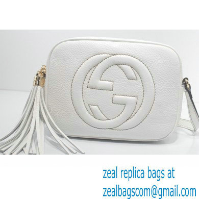 Gucci Soho Small Leather Disco Bag 308364 White - Click Image to Close