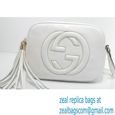 Gucci Soho Small Leather Disco Bag 308364 White