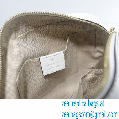 Gucci Soho Small Leather Disco Bag 308364 White - Click Image to Close