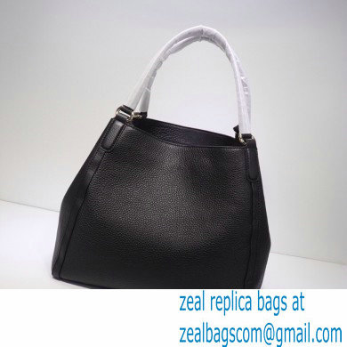 Gucci Soho Tassel Leather Shoulder Bag 282309 Black