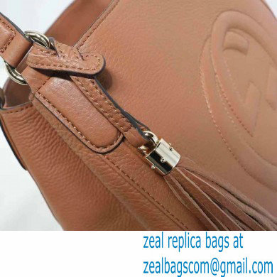 Gucci Soho Tassel Leather Shoulder Bag 282309 Brown