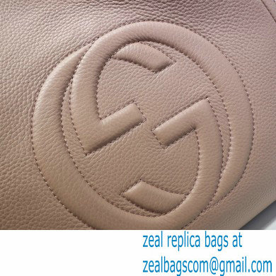Gucci Soho Tassel Leather Shoulder Bag 282309 Nude Pink - Click Image to Close