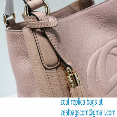 Gucci Soho Tassel Leather Shoulder Bag 282309 Nude Pink - Click Image to Close